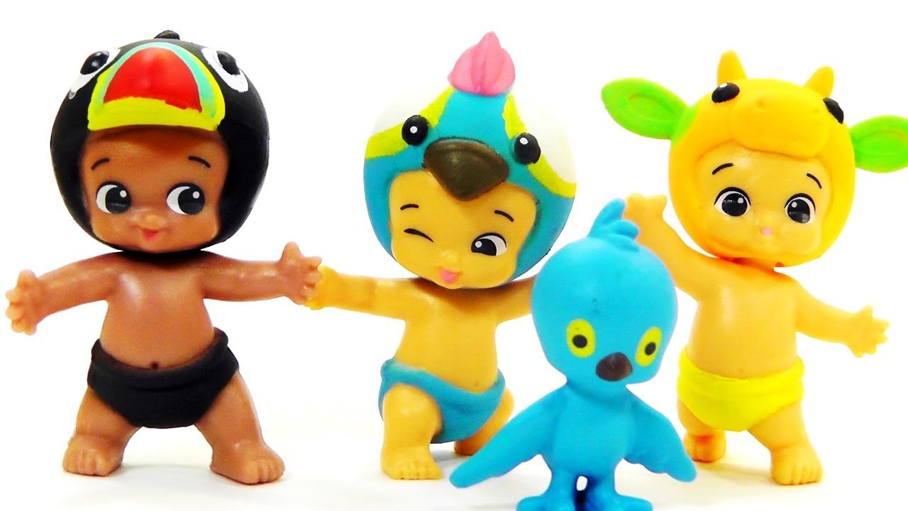 BEBES Y SUS MASCOTAS TWOZIES EN ESPAÑOL. JUGUETES SORPRESA EN CAJITAS SORPRESA.