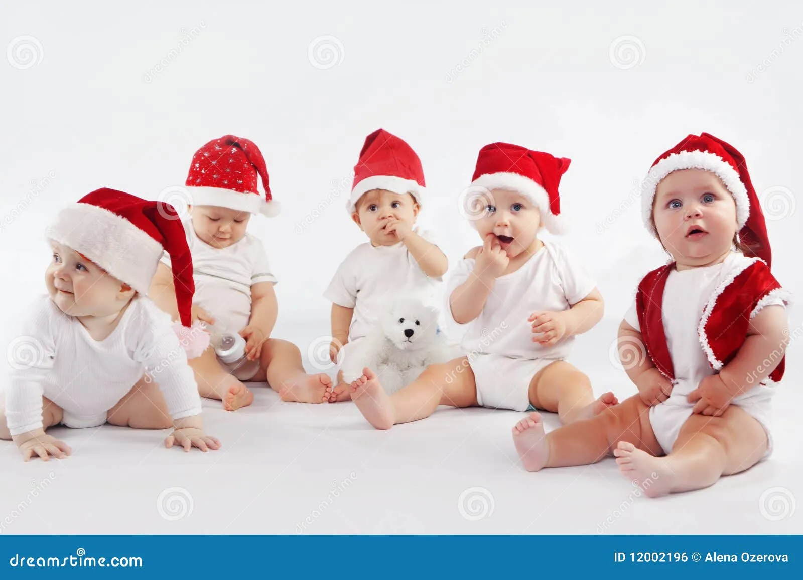 Bebés De La Navidad Imagen de archivo libre de regalías - Imagen ...