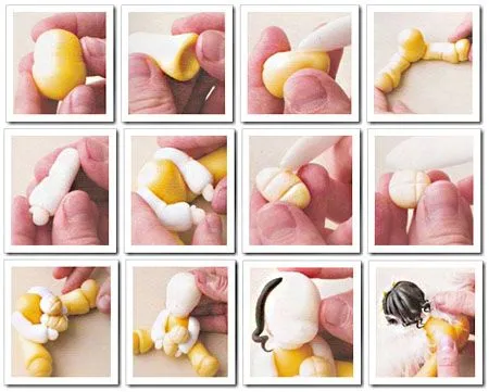 Como hacer un bebé en porcelana fría paso a paso - Imagui