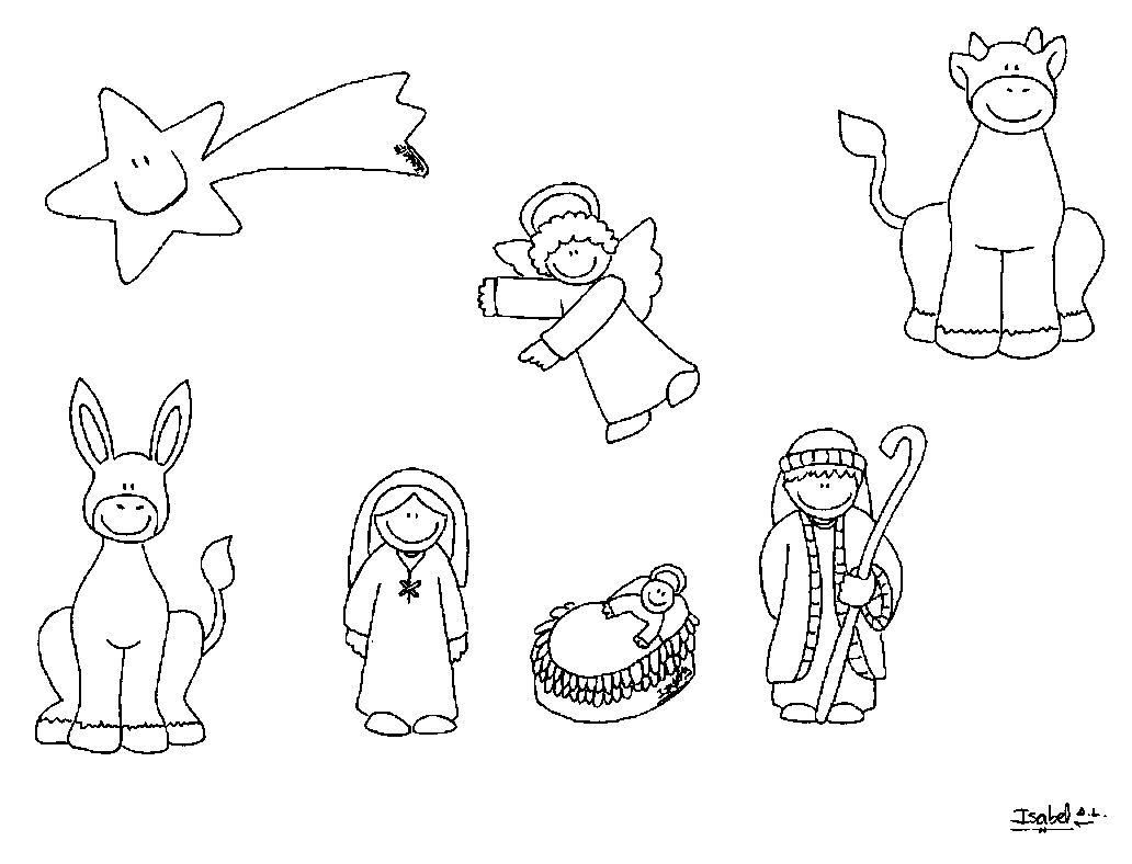 Dibujos para colorear - Navidad Digital