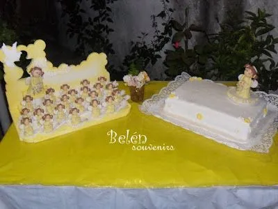 Belén Souvenirs: Adorno para torta Comunion, Bautismo