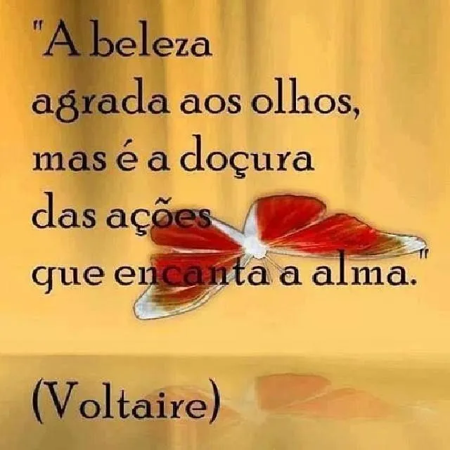 A beleza agrada aos olhos - Frase para Facebook