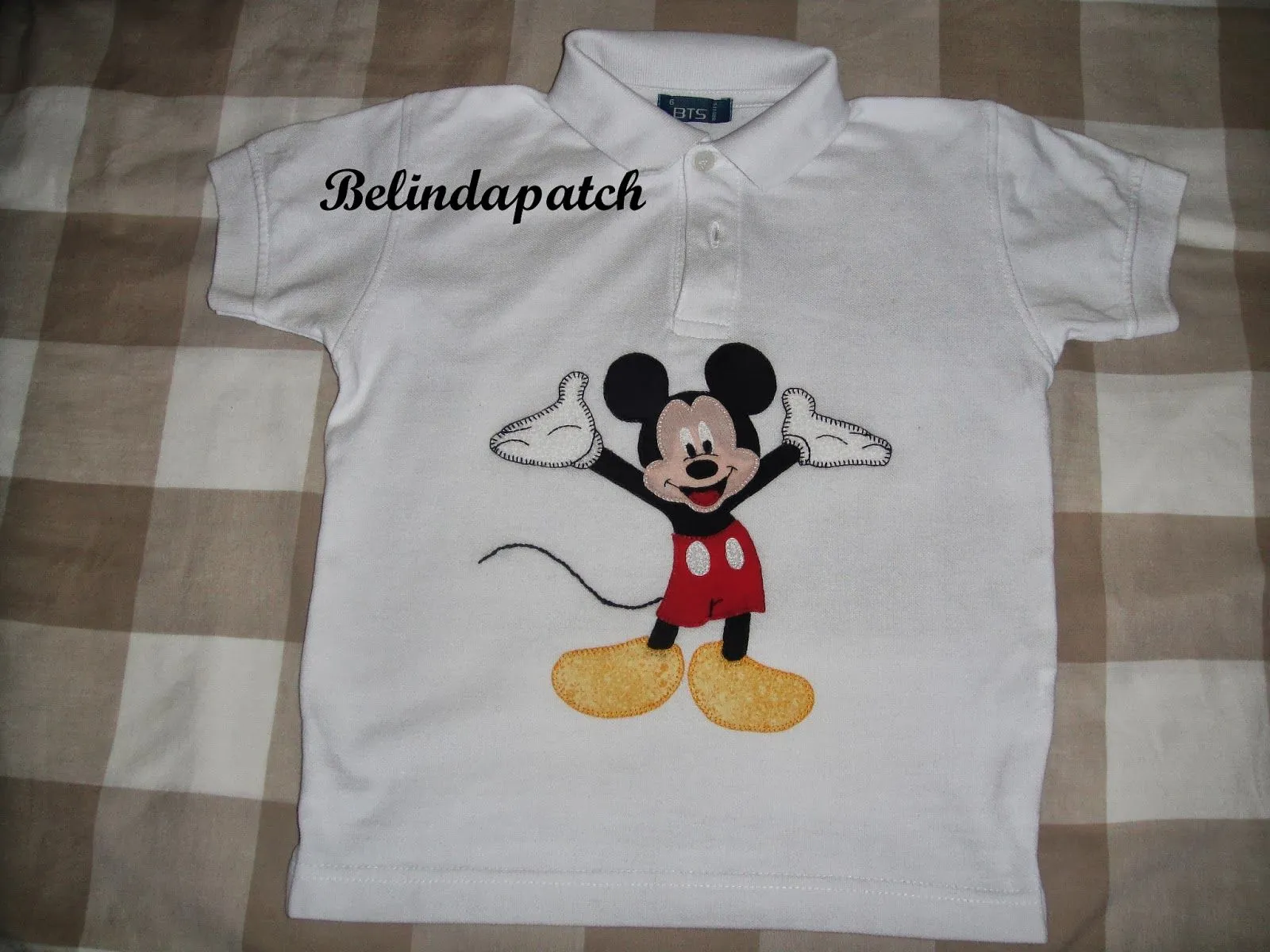 belindapatch: CAMISETA MICKEY