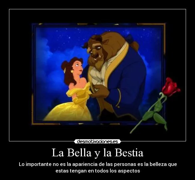 La Bella y la Bestia | Desmotivaciones