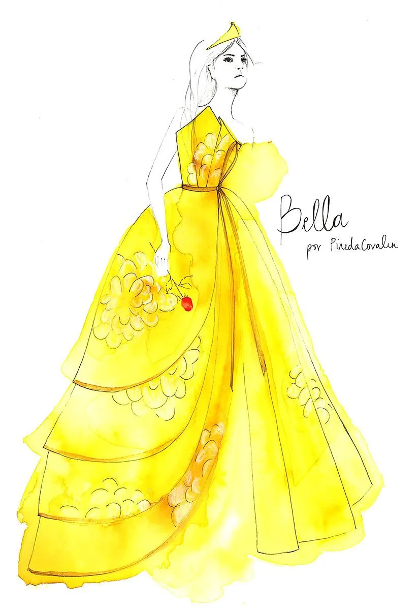 La Bella y la Bestia de Disney - Blog: Vestido de Bella por ...