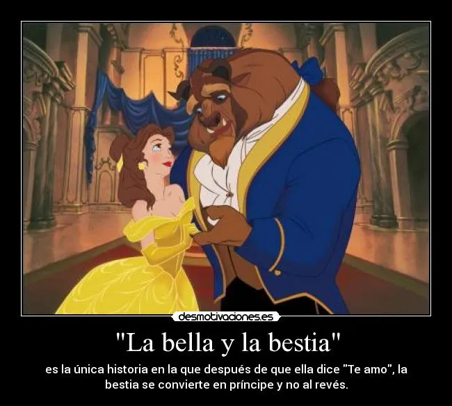 La bella y la bestia" | Desmotivaciones