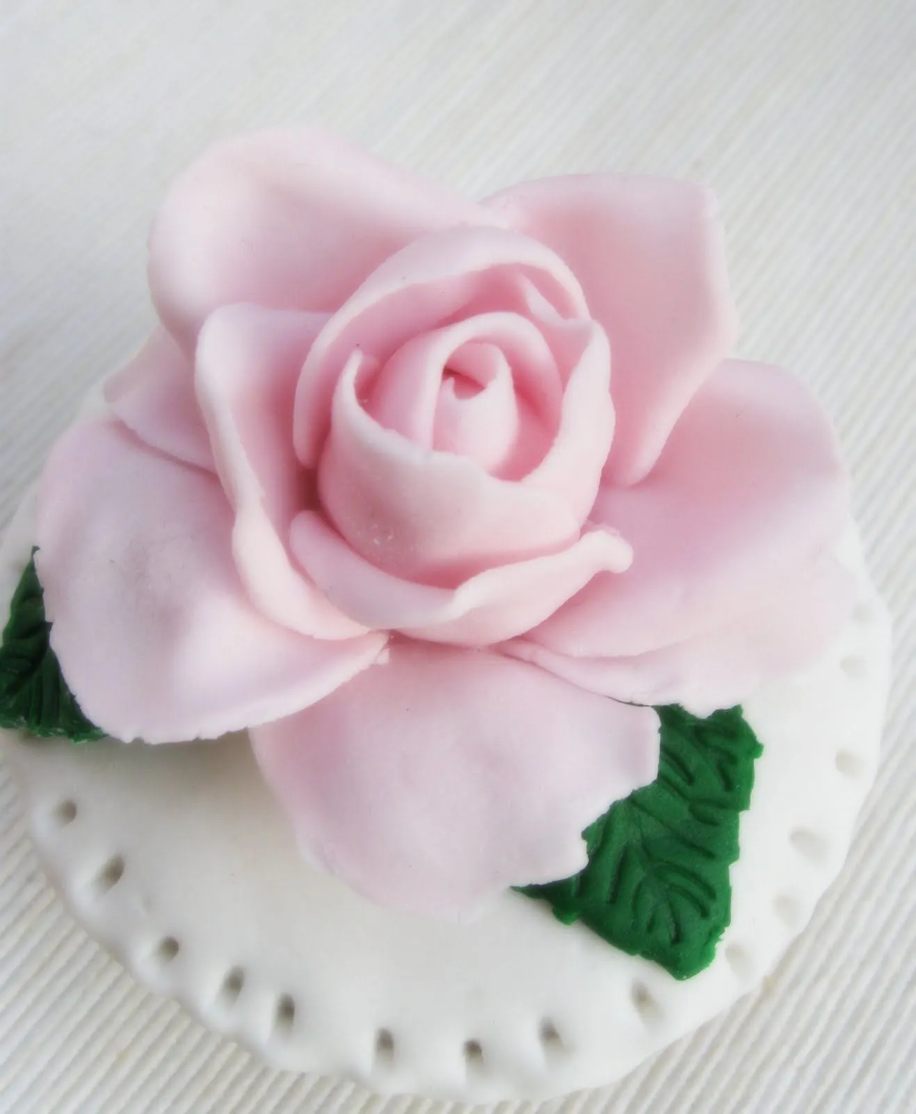 Belle Cake Topper and Mould: rose cake topper