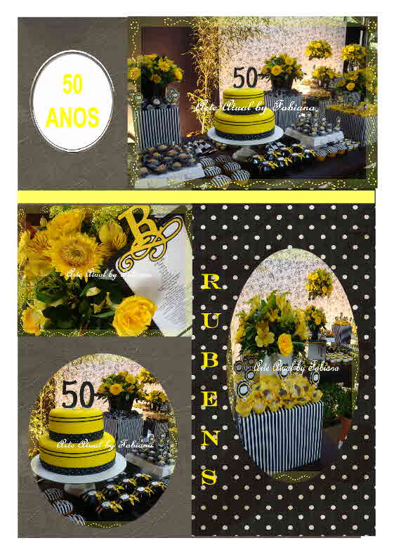 Bem Vindo!: Decoração Aniversário 50 Anos