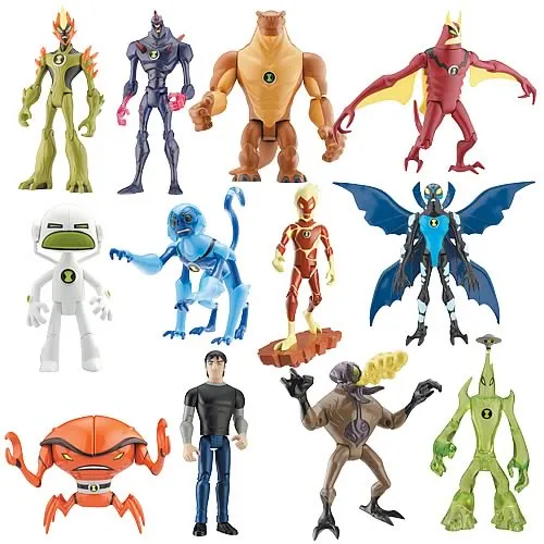 Ben 10 Alien Force Alien Figures Wave 2 Case - Bandai - Ben 10 ...