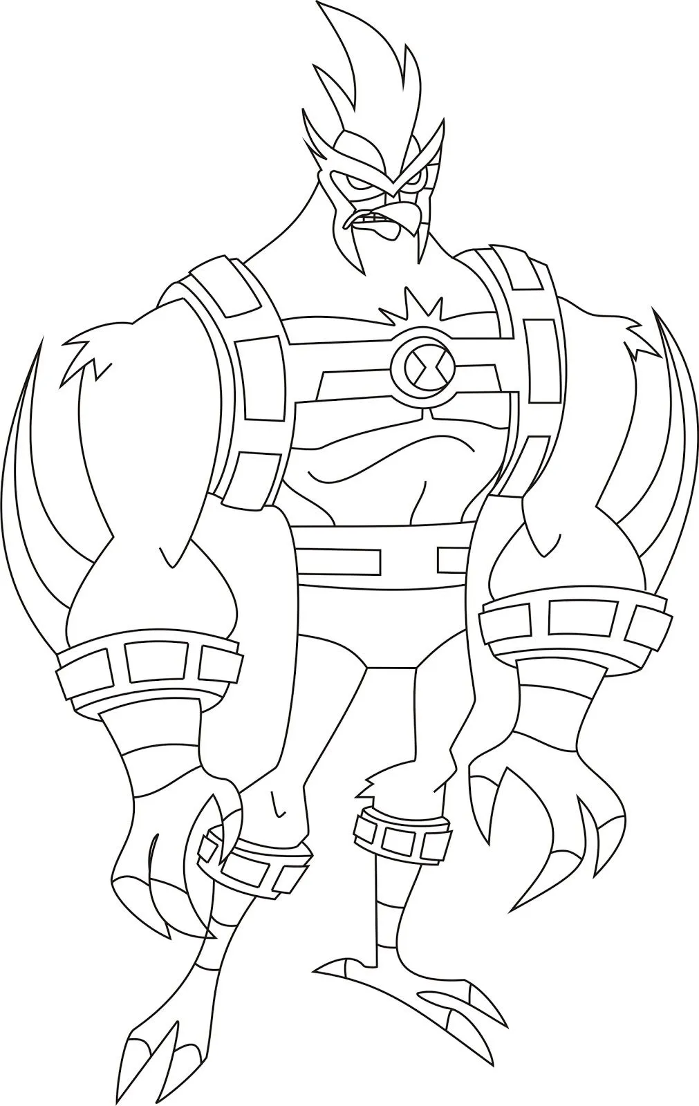 Ben 10 para colorir (Ben 10 colouring page)