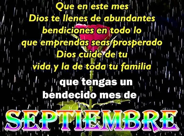 Que tengas un bendecido mes de Septiembre imagen #7197