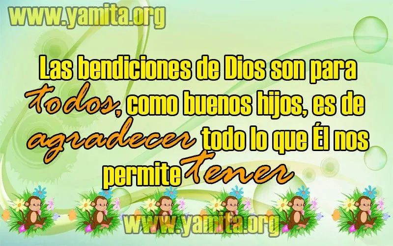 Las bendiciones de Dios son para TODOS - Facebook - Imagenes ...