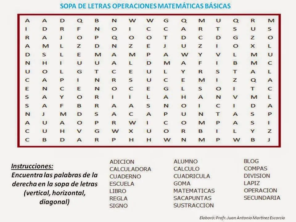 Benemérita Esc. Sec. "Antonio Caso" Cuautla Mor.: Sopa de letras ...