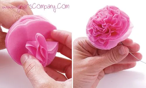 BePunt: DIY: flores en papel de seda