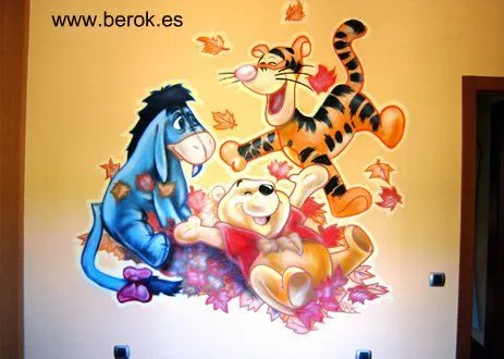 Berok Graffiti mural profesional en Barcelona: Murales infantiles ...