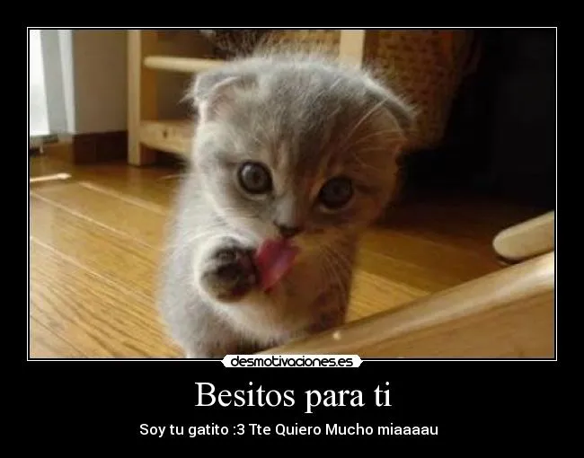 Besitos para ti | Desmotivaciones