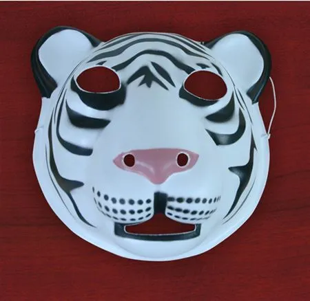 Best White Tiger Head Mask 3D de dibujos animados feliz de la ...
