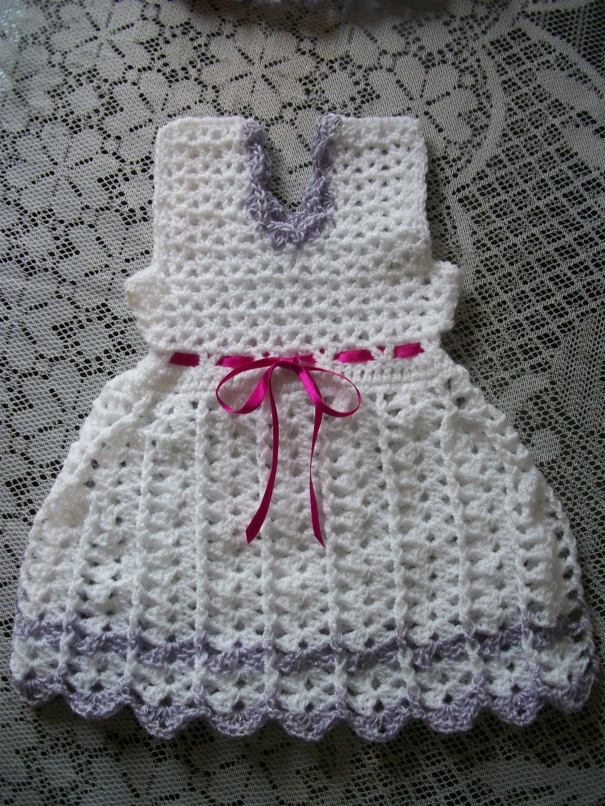 Beti Crochet !!: vestido de bebe con capelina