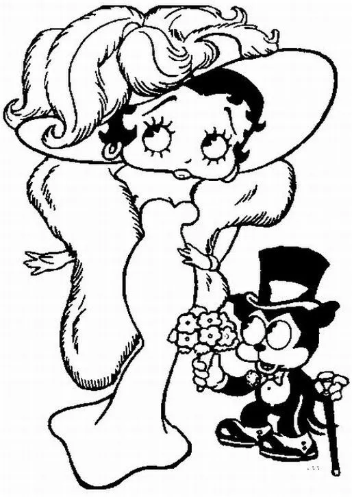 Betty Boop Coloring Pages | Learn To Coloring