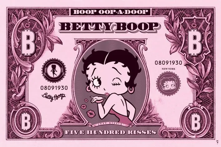 BETTY BOOP - dólar tarjetas | tarjetas electrónicas gratis