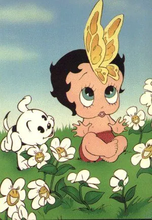 Betty Boop Pictures Archive: Baby Betty Boop & Pudgy pictures