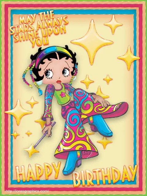 Betty Boop Pictures Archive: Betty Boop Happy Birthday greetings