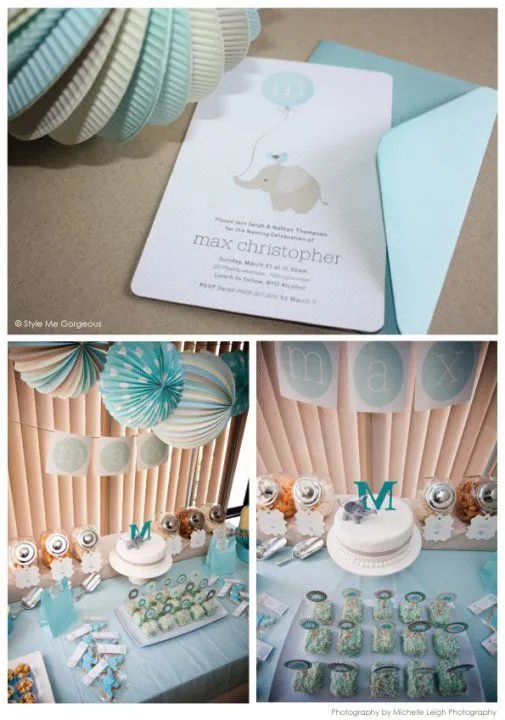 Beyond the Garden Gate: baby boy shower ideas...