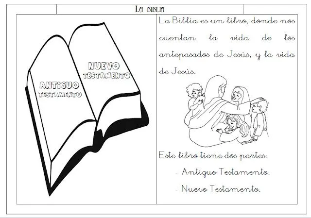 Biblia catolica para colorear - Imagui