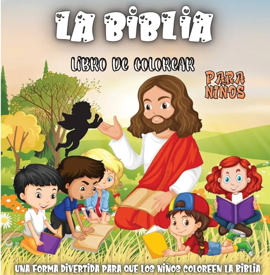 La Biblia Libro De Colorear Para niños: Páginas para colorear de la Biblia  para descubrir la historia de Jesús (Spanish Edition) : Amazon.com.mx:  Libros