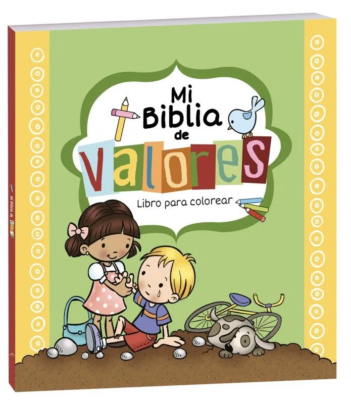 Mi biblia de valores para colorear