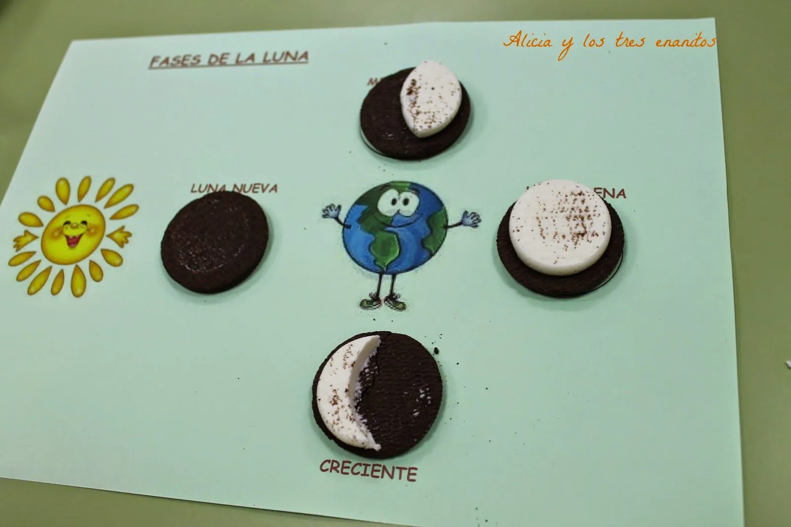 Biblioteca Uniovi: FASES DE LA LUNA CON GALLETAS OREO