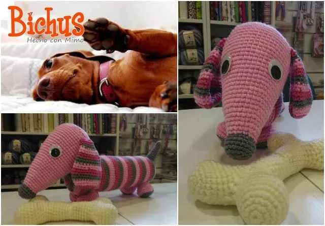 Bichus Amigurumis: Patron Gratis : Perro Salchicha