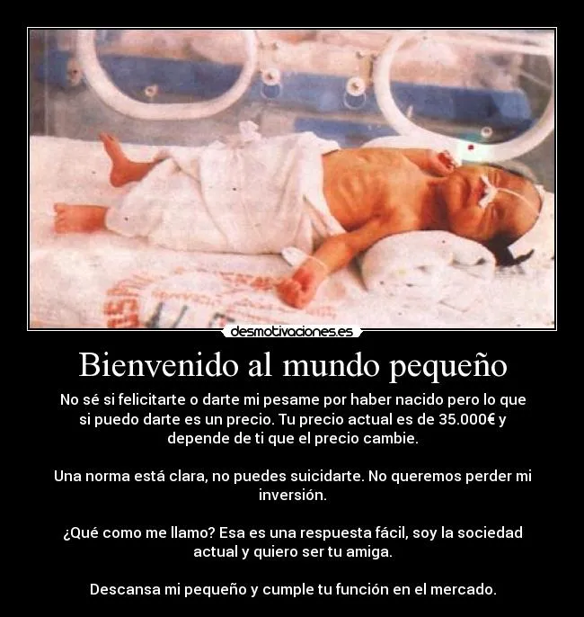Bienvenido al mundo pequeño | Desmotivaciones