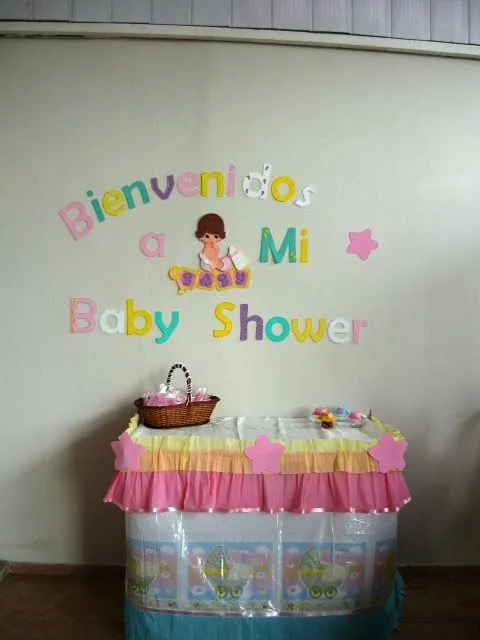 Bienvenida para baby shower - Imagui