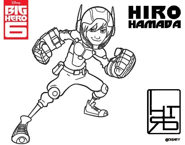 Big Hero 6 Hiro Hamada coloring page - Coloringcrew.com