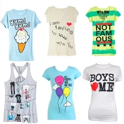 Big Time Rush 4ever: Blusas com estampas divertidas.