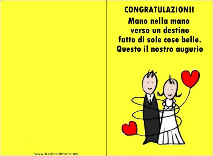 Frasi Matrimonio: tante frasi di auguri matrimonio