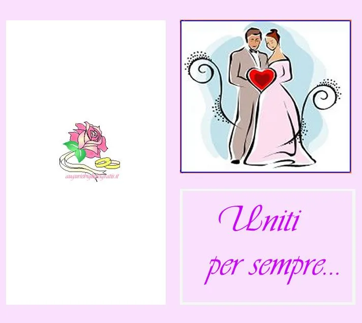 Biglietto per matrimonio