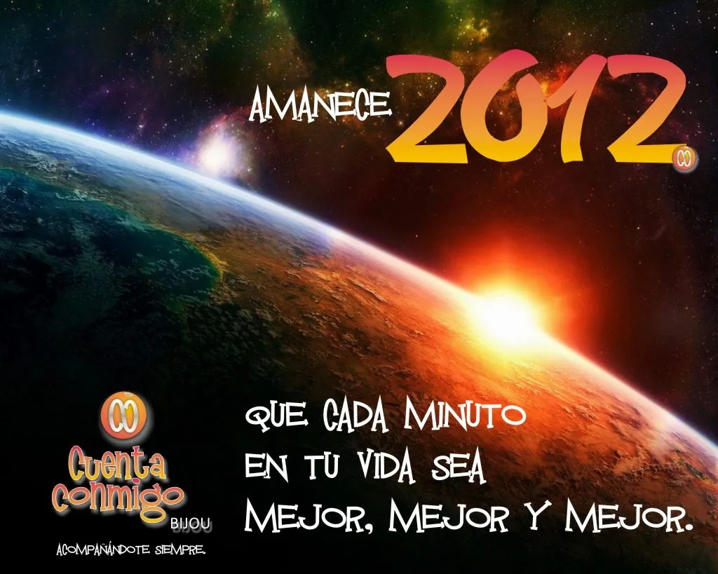 Cuenta Conmigo Bijou: Mensaje para el 2012