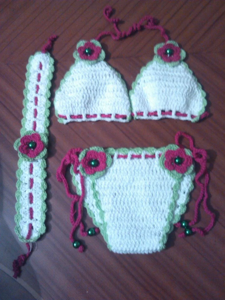 bikinis tejidos a crochet para niña - Buscar con Google | trajes ...