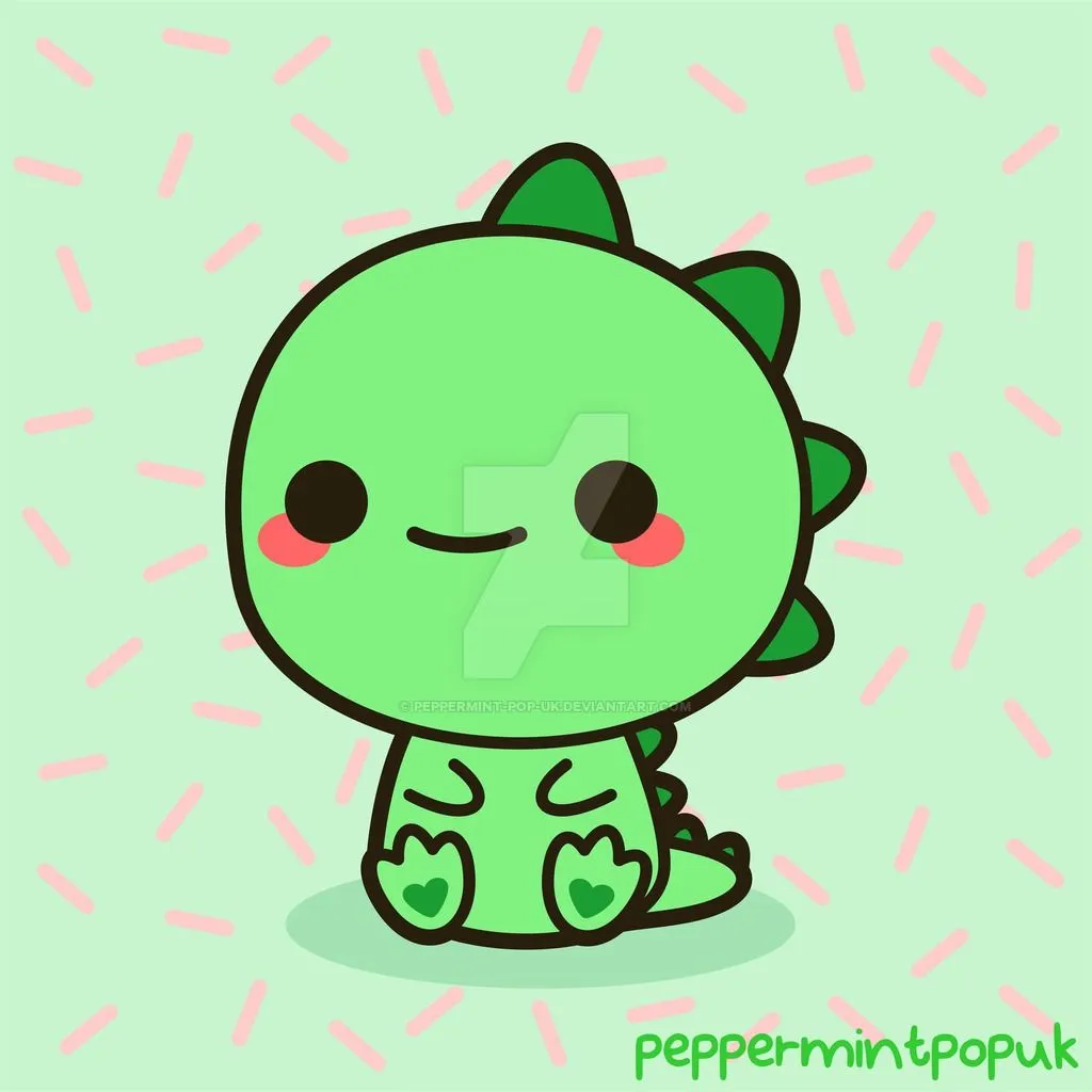 Bildergebnis für kawaii | Kawaii | Dibujos kawaii, Dinosaurio ...