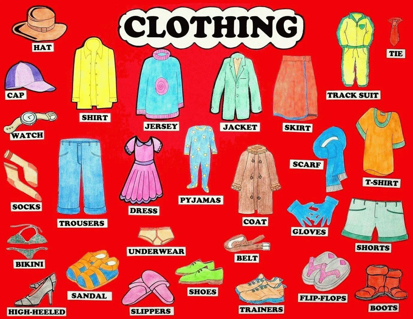 BILINGUAL AL-YUSSANA: VOCABULARIO: ROPA