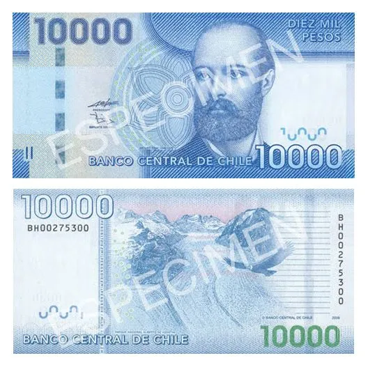 el nuevo billete chileno de 10000 pesos | The Semioticman Walking