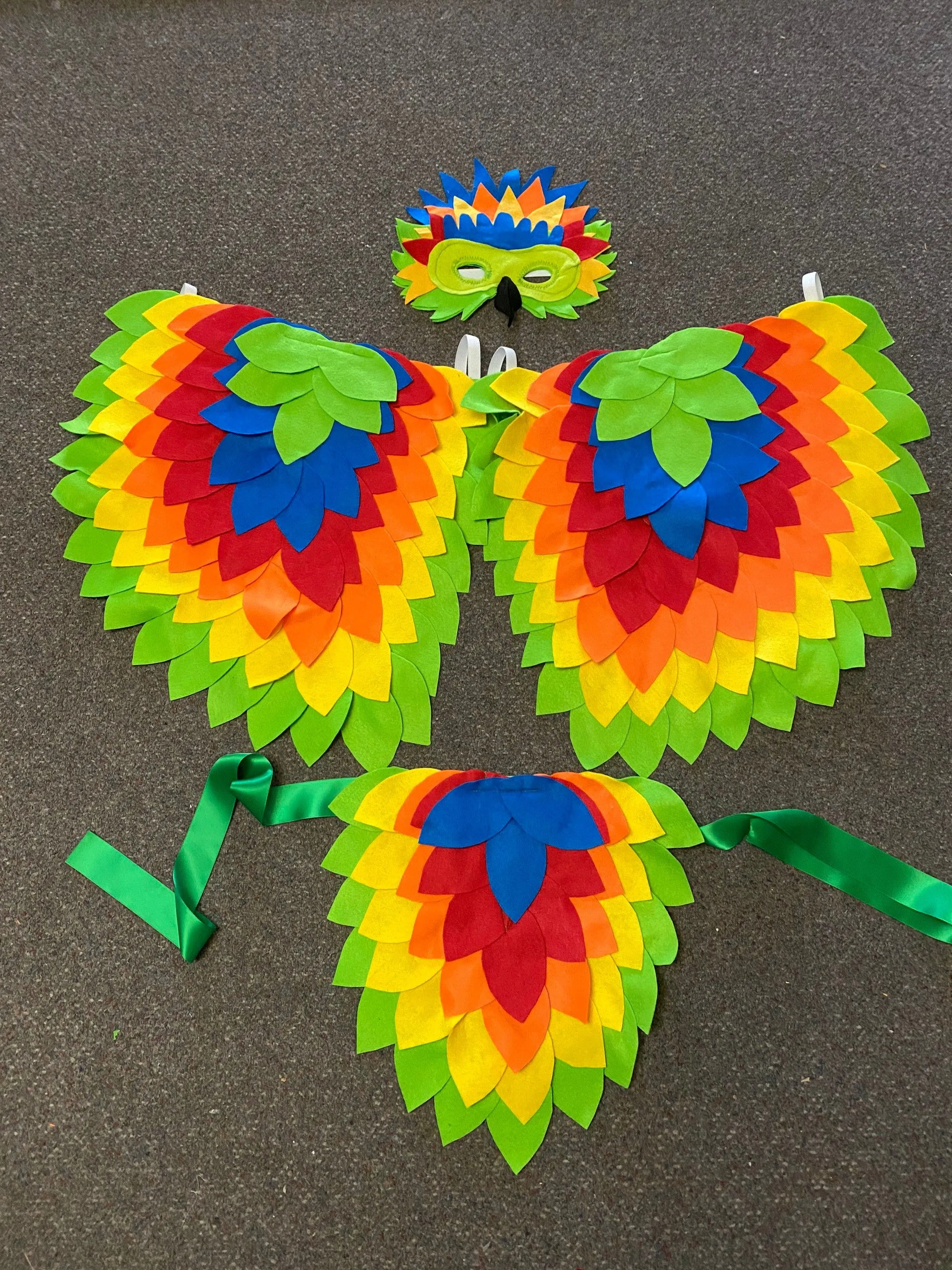 Bird Wings Costume Kids Bright Bird Lorikeet alas de pájaro - Etsy España