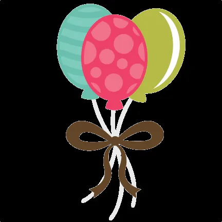 Birthday Balloons SVG files birthday svg files birthday svg cuts ...