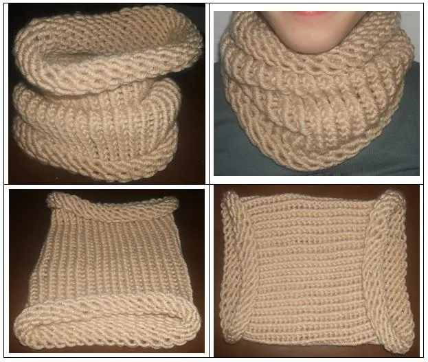 Mi Bisutería y otras Manualidades: BUFANDAS-CUELLOS CON TELAR ...