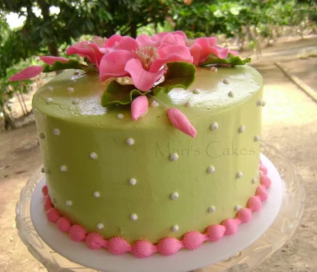 Bizcocho y Cupcakes de Vainilla Pistacho, Pistachio Cake | Mari's ...