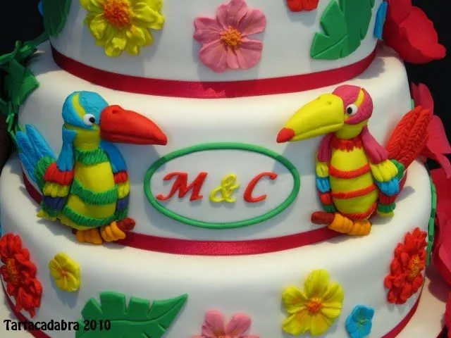 Torta hawaiana para 15 años - Imagui