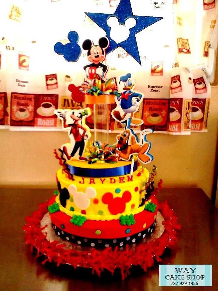 Bizcocho de Mickey Mouse para cumpleaños | Way Cake Shop