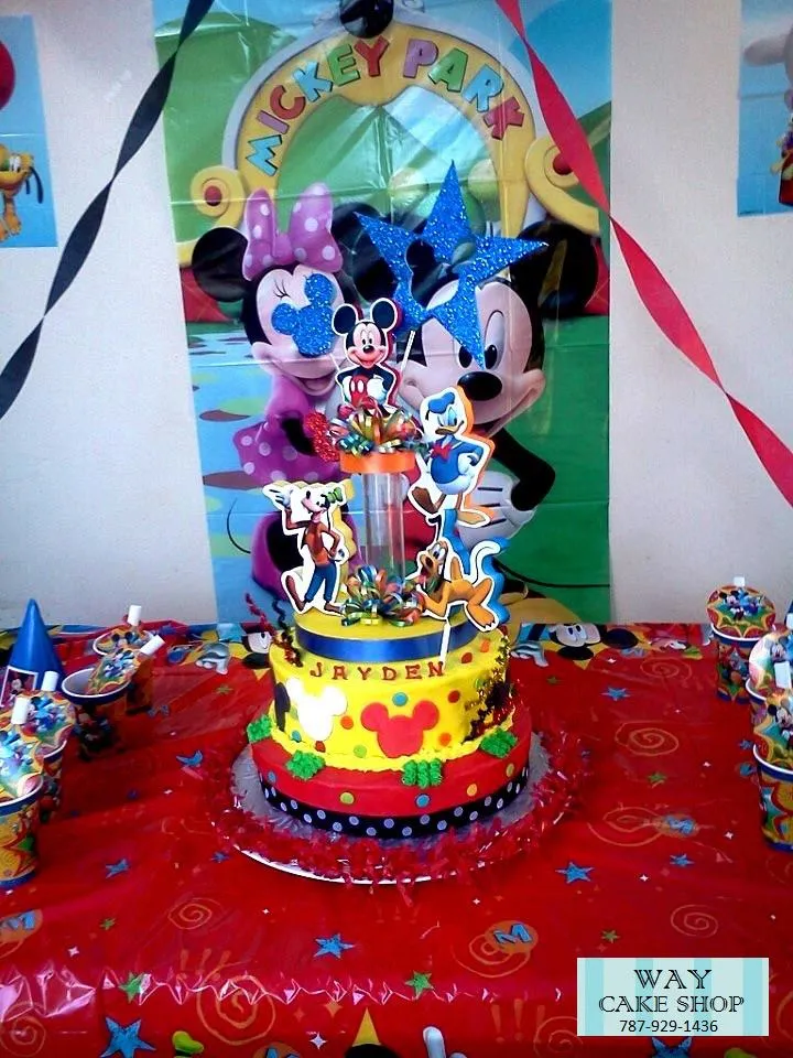 Bizcocho de Mickey Mouse para cumpleaños | Way Cake Shop